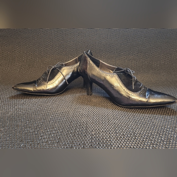 Etienne Aigner Black Heeled Shoes - Picture 1 of 10